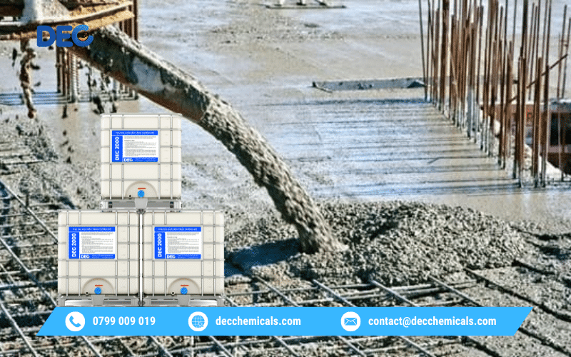 Bê tông xanh: Giải pháp xây dựng bền vững cho tương lai 4 Phụ gia bê tông DEC