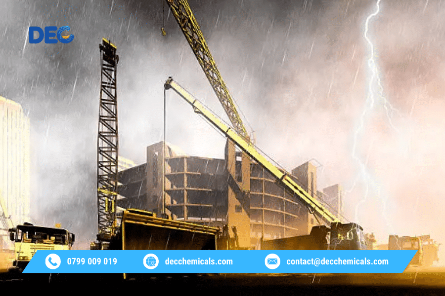 Cứu cánh đổ bê tông trời mưa: Bí quyết thi công hiệu quả 2025 2 Bí kíp đổ bê tông trời mưa