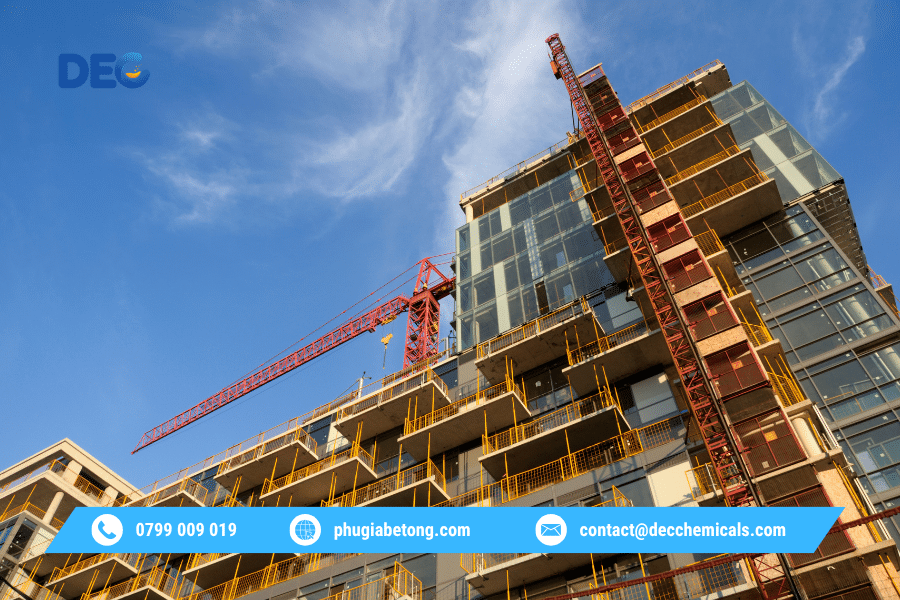 Phụ gia siêu dẻo Polycarboxylate: Nâng tầm tính công tác và cường độ bê tông hiện đại 2 Phụ gia siêu dẻo Polycarboxylate